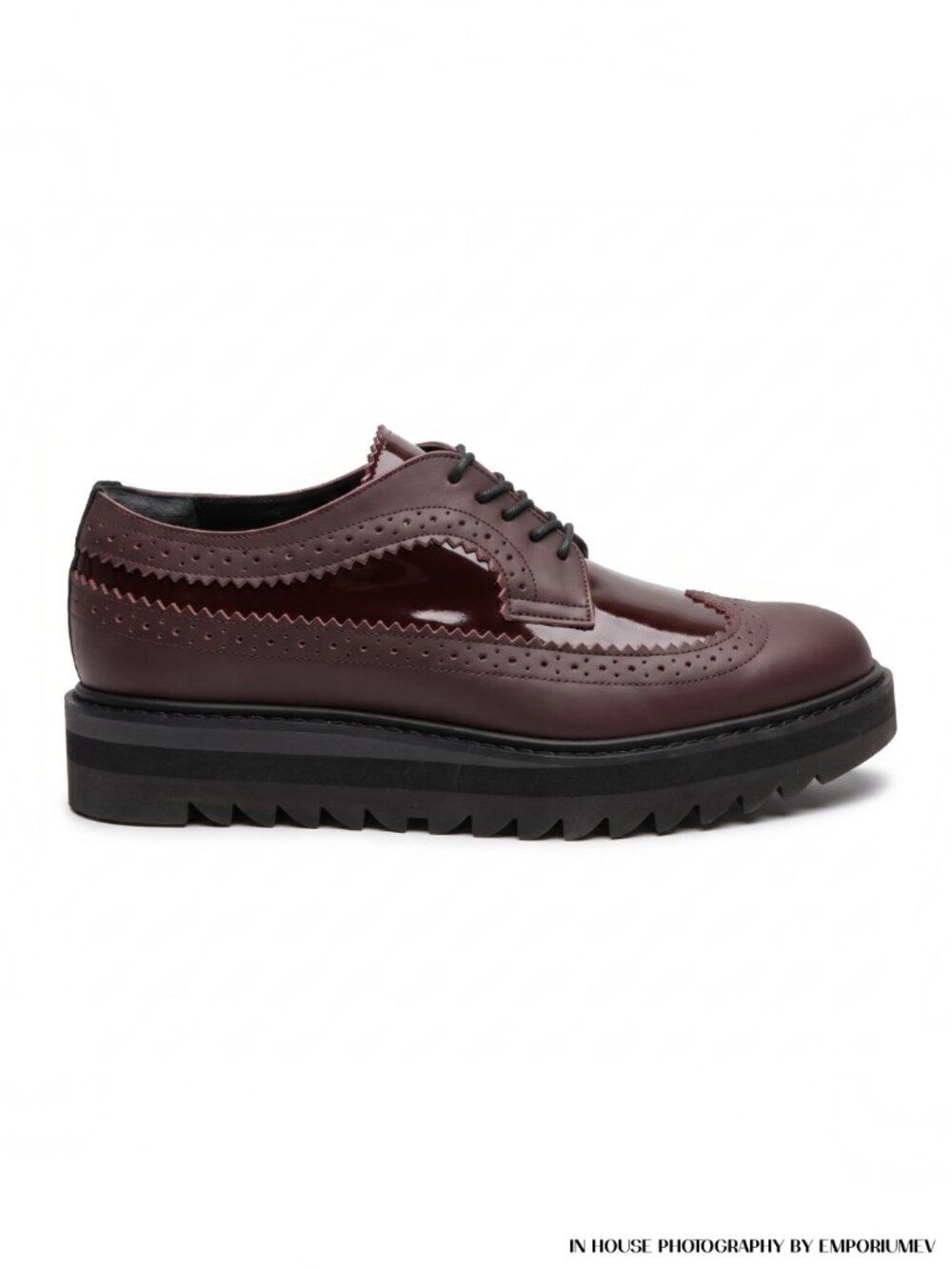 The Onitsuka Brogue 1181A391 Unisex Burgundy Leather US 7.5 (0528)